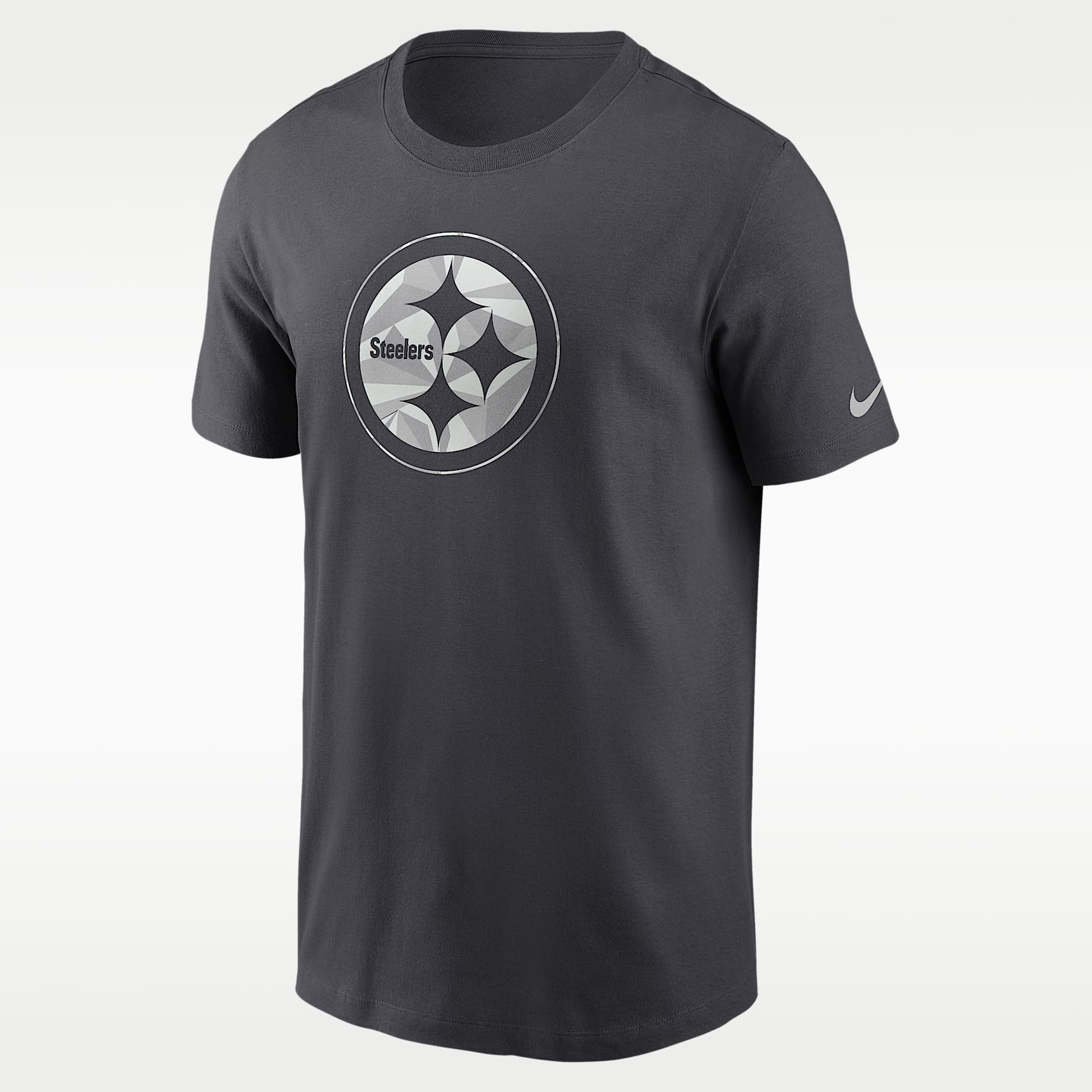 Pittsburgh Steelers Fractal Logo Men's Nike NFL T-Shirt. Nike.com